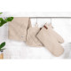 ARDESTO Potholder Oliver, beige, 20x20 cm, 100% cotton (filling batting) (ART04OB)