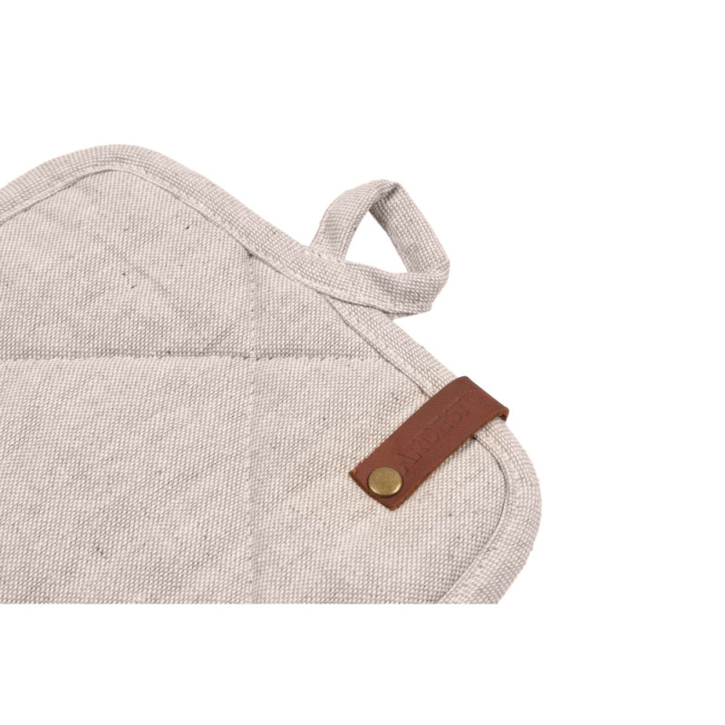 ARDESTO Potholder Oliver, beige, 20x20 cm, 100% cotton (filling batting) (ART04OB)
