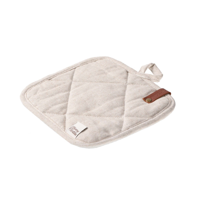 ARDESTO Potholder Oliver, beige, 20x20 cm, 100% cotton (filling batting) (ART04OB)