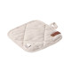 ARDESTO Potholder Oliver, beige, 20x20 cm, 100% cotton (filling batting) (ART04OB)