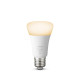 Philips Hue Smart bulb E27, 9W, 2700K, White, ZigBee, Bluetooth, dimming (929001821618)