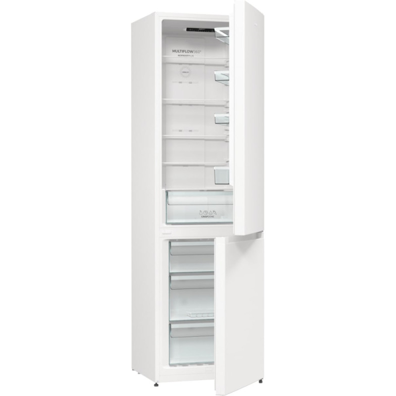 Gorenje Холодильник с нижн. мороз. камерой, 200х60х60см, 2 дв., 235(96)л, А++, NoFrost+, Зона св-ти, белый (NRK6202EW4)