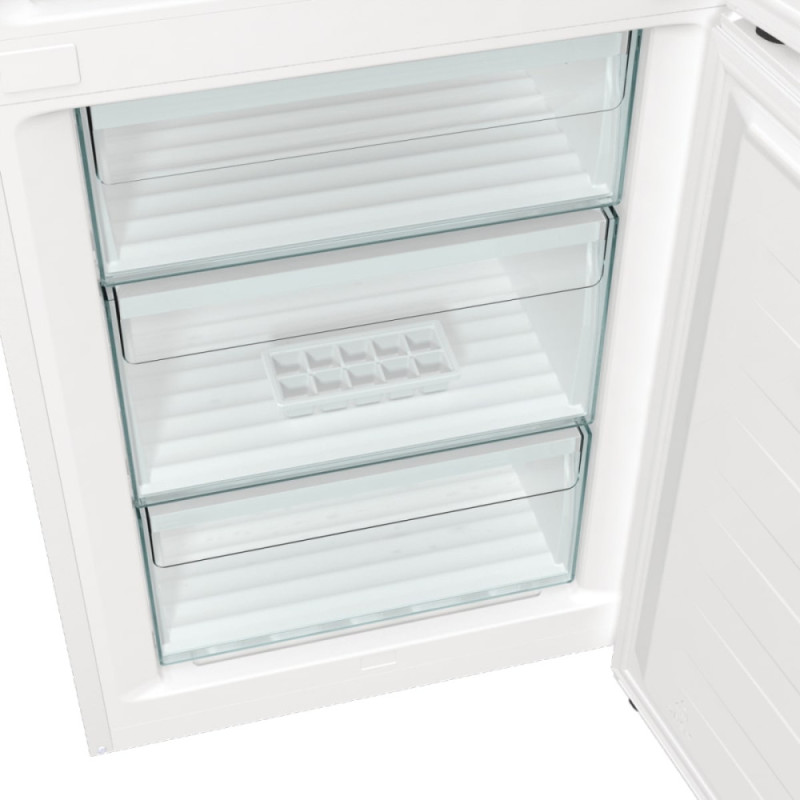 Gorenje Холодильник с нижн. мороз. камерой, 200х60х60см, 2 дв., 235(96)л, А++, NoFrost+, Зона св-ти, белый (NRK6202EW4)