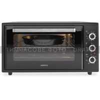 ARDESTO Electric oven, 48L, 1600W, mech., convection, rotisserie, black (MEO-F48RCB)