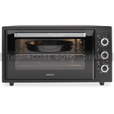 ARDESTO Electric oven, 48L, 1600W, mech., convection, rotisserie, black (MEO-F48RCB)