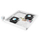 Digitus Панель вентиляторів 19" Roof, 2 fans, thermostat, RAL 7035 (DN-19FAN-2-N)