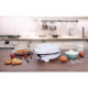 Gorenje multi-maker 700W, 1 plate, teflon, device body-plastic, white (WM701W)