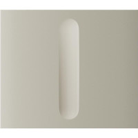 Ajax Center button for single-button vertical dimmer switch CenterButton Dimmer Vertical 1-gang 2-way for LightSwitch, Jeweler, wireless, ivory (000051294)