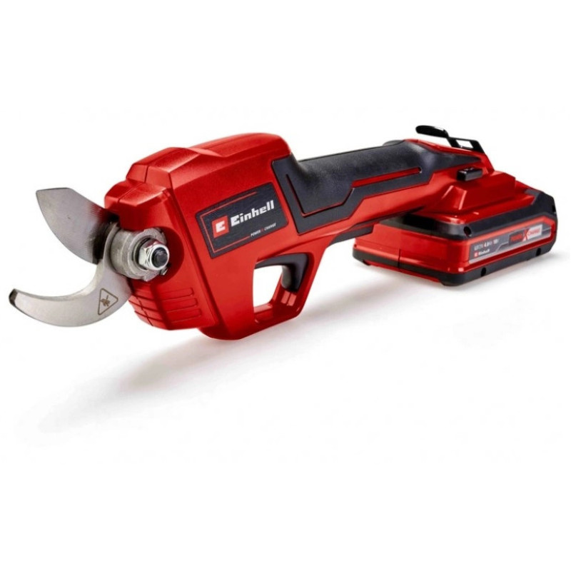 Einhell Секатор акумуляторний Einhell GE-LS 18 Li Kit 18В PXC акб 1х2.5А·год до 28мм ЗП 0.9кг (3408300K)