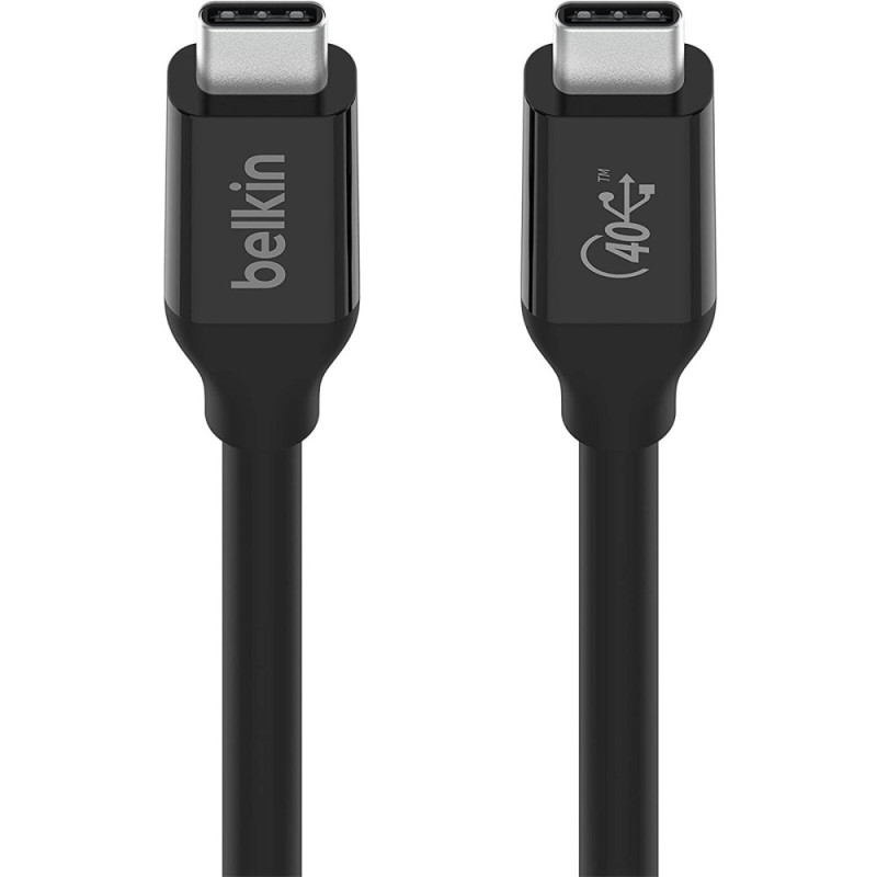 Belkin Cable USB4 40Gbps, 100W, 0.8m Black (INZ001BT0.8MBK)