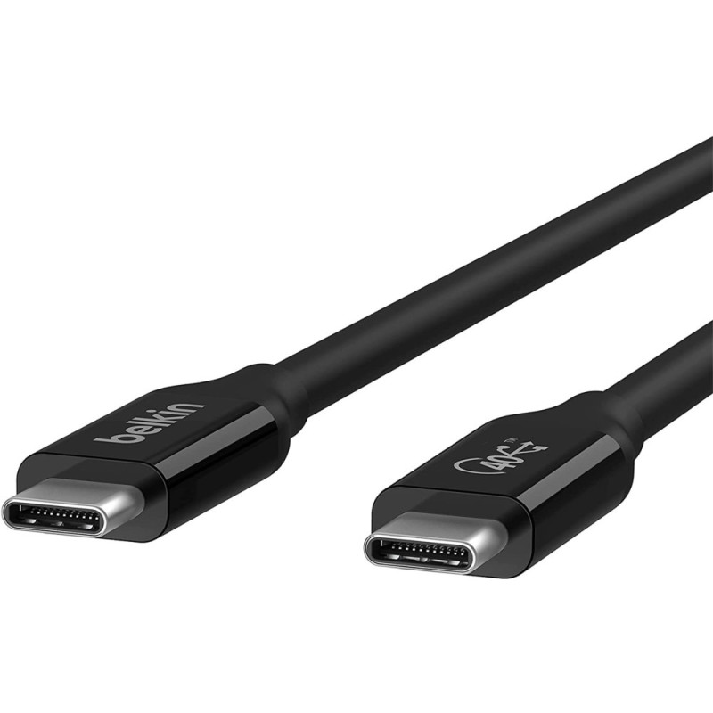 Belkin Cable USB4 40Gbps, 100W, 0.8m Black (INZ001BT0.8MBK)