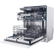 Haier Haier Dishwasher built-in, 16sets, A+++, 60cm, display, invertor, 3 basket, white (XI6B0S3FSB)