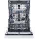 Haier Haier Dishwasher built-in, 16sets, A+++, 60cm, display, invertor, 3 basket, white (XI6B0S3FSB)