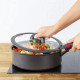 Tefal Set of glass lids Ingenio, 16 cm, 18 cm, 20 cm, glass, plastic, black (L9849053)