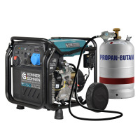 Könner & Söhnen Gasoline inverter generator KS 8100iEG 1/3, 230/400V, 8-8.5kW, electric starter, 68kg (KS8100IEG1/3)