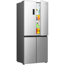 Gorenje Холодильник SBS, 190х65х80см, 4 двери, 311(149)л, А+, NoFrost+, Инвертор, Зона свежести, Дисплей, нерж (NRM819E61X)