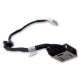 Разъем питания ноутбука с кабелем для Lenovo PJ718 (прямоугольный + center pin), 5-p Универсальный (A49074)