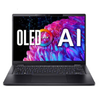 Acer Ноутбук TravelMate TMP614-73 14" 2.8K OLED, Intel U5-125H, 32GB, F1TB, UMA, Win11P, черный (NX.B5WEU.004)