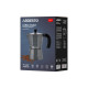 ARDESTO Гейзерная кофеварка Gemini Molise, 0.4л, 9 чашек, алюминий, серый (AR0809AGS)