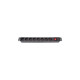 Силовой блок Eserver 19" 8 розеток, выкл., алюм. корпус PDU 220В, 16А (WT-2261A-GER-8WAY-WO)