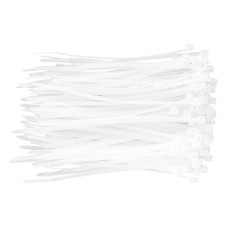 Neo Tools cable tie, 100pcs, plastic, 2.5x100mm, white (01-605)