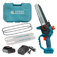 Könner & Söhnen Cordless chain saw Konner&Sohnen KS MCS20V-8 CASE 20V battery 1x2A·h bar 20cm ZP 1.45kg (KSMCS20V-8CASE)