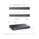 TP-Link Коммутатор ES210GP 9xGE (8xPoE), 1xSFP/RJ45. 63W, WebSmart