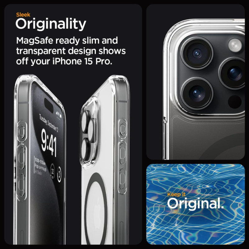 Spigen iPhone 15 Pro Ultra Hybrid MagFit, Graphite