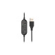 2E Гарнитура ПК моно On-ear CH11 USB, omni-mic, 2м, черный (2E-CH11MU)