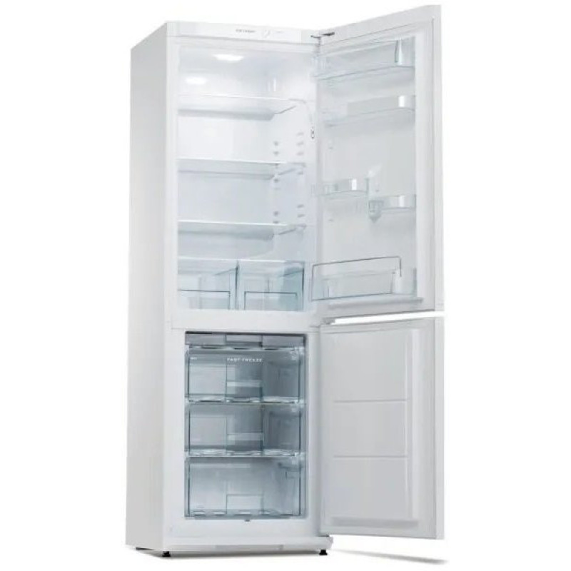SNAIGE Ref with bottom freezer, 185x60х65, ref-214L, freez.-88L, 2doors, A++, ST, white (RF34SM-S0002E)