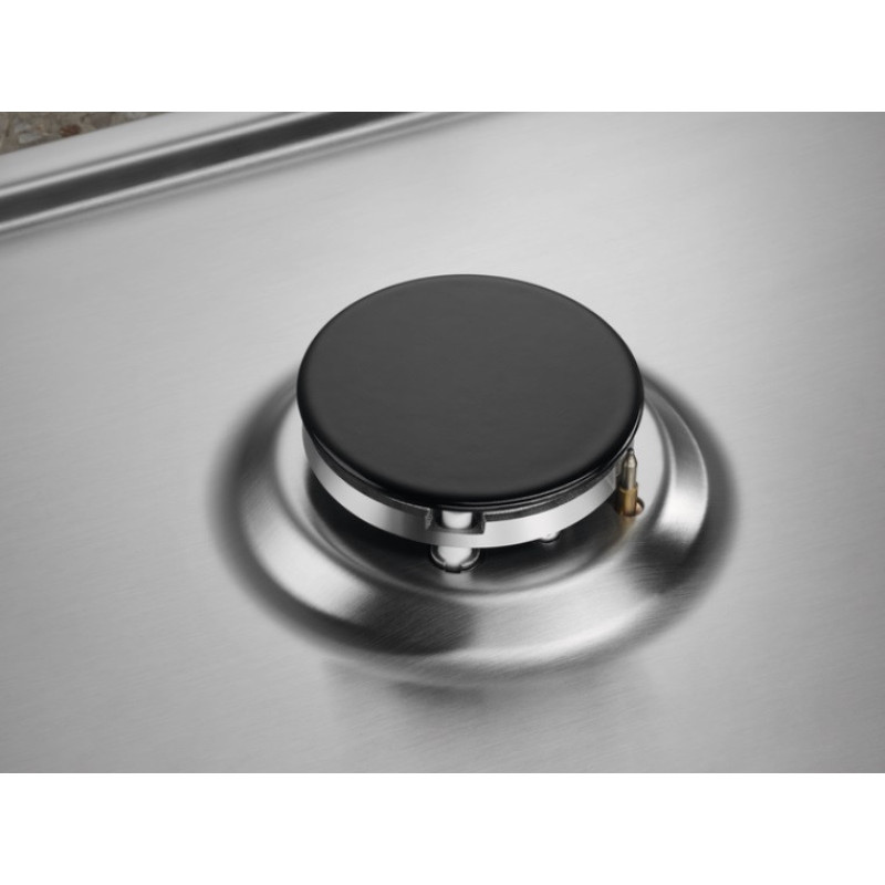 Electrolux Варочная поверхность газовая, 60см, нерж (KGS6404SX)