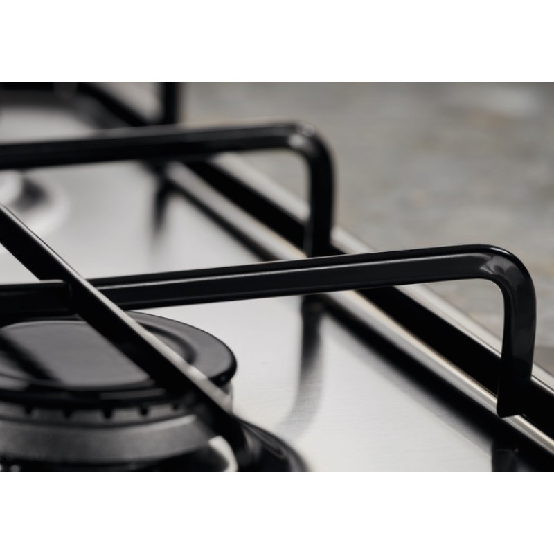 Electrolux Варочная поверхность газовая, 60см, нерж (KGS6404SX)