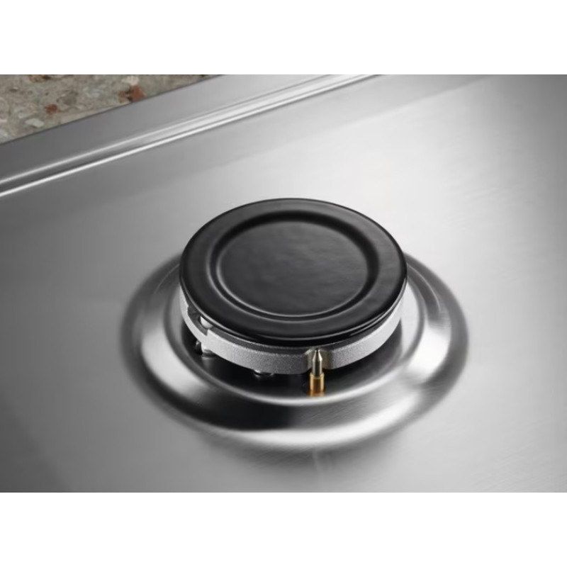 Electrolux Варочная поверхность газовая, 60см, нерж (KGS6404SX)