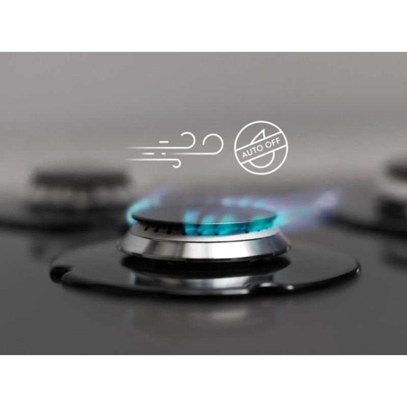 Electrolux Варочная поверхность газовая, 60см, нерж (KGS6404SX)