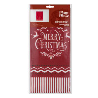 ARDESTO Kitchen towel Happy Holidays 45х65cm, 90% polyester, 10% cotton, red (ART4565HR)