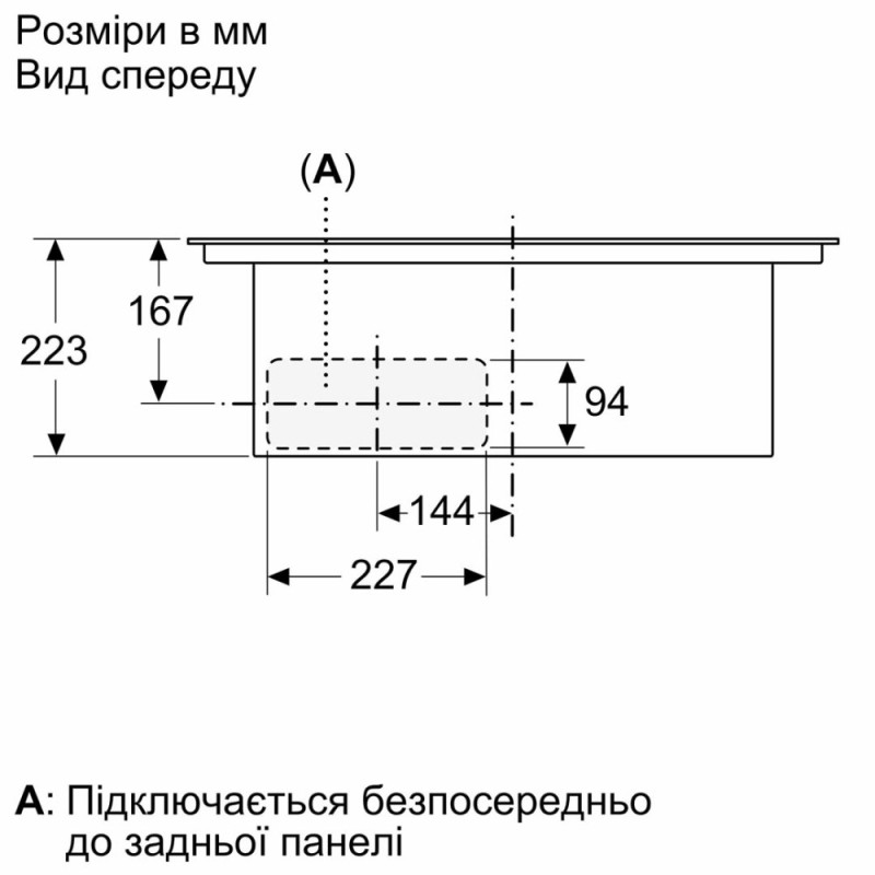 Bosch Варочная поверхность с вытяжкой - индукция/60см/4конф/черный (PIE611B15E)