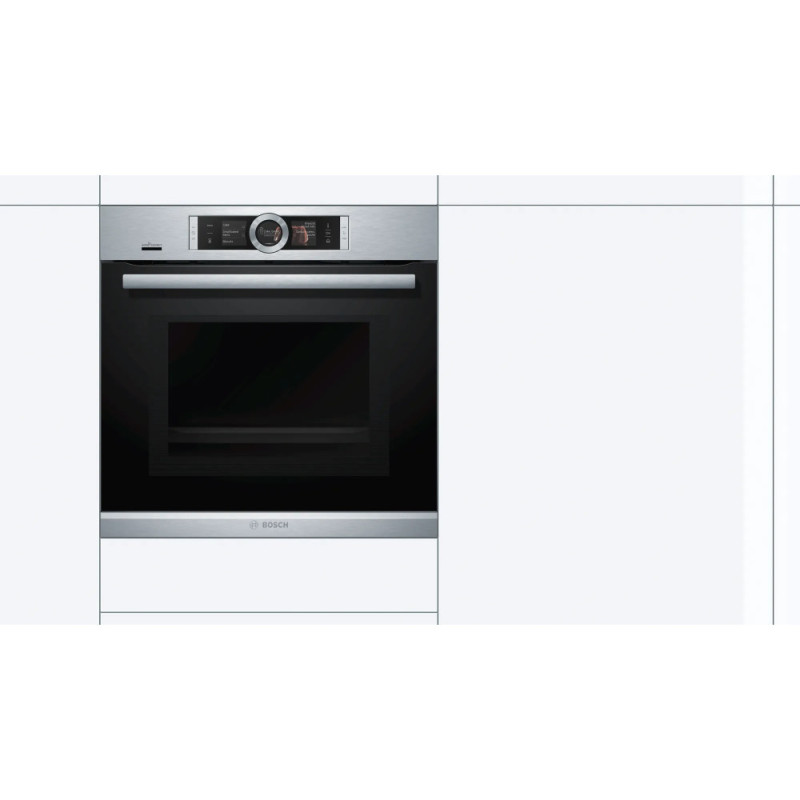 Bosch Встраиваемый эл. дух. шкаф с СВЧ HNG6764S6