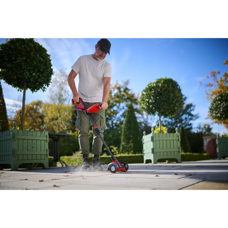 Einhell Tile joint cleaner Einhell GE-CC 18/110 Li E-Solo 18V 1150-1500rpm brush 110mm telescopic pole 1.53kg without battery and charger (3424070)