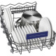 Siemens Built-in dishwasher, 10 place settings, A+, 45 cm, display, 3rd basket, white (SR63HX66MK)