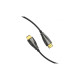 Кабель мультимедийный HDMI M to HDMI M 60.0m V2.1 Optical 8K 60Hz 48Gbps Dolby 7.1 black Vention (ALBBAE)