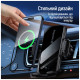 Универсальный автодержатель ColorWay FlameGrip, автозажим, Wireless Charger 15W Black (CW-CHAW070Q-BK)