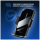 Универсальный автодержатель ColorWay FlameGrip, автозажим, Wireless Charger 15W Black (CW-CHAW070Q-BK)