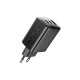 Зарядное устройство Acefast 2xUSB-C + 1xUSB 67W GaN black (6974316284048)