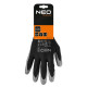 Neo Tools Рукавички робочі Neo Tools поліестер з нітриловим покриттям, р.10, сіро-чорний (97-647K-10)
