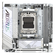 Gigabyte Motherboard X870I AORUS PRO ICE sAM5 X870I AORUS PRO ICE 2xDDR5 M.2 Wi-Fi BT HDMI Type-C ATX (X870I_AORUS_PRO_ICE)