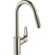Hansgrohe Kitchen set, granite sink S520-F480 + tap Focus M41, grey stone-steel (43358800)