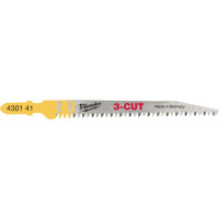 Milwaukee T234X 3CUT jigsaw blade for wood, tooth pitch 2.5mm x 91mm, 5pcs (4932430141)