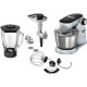 Bosch Kitchen machine 1400W, metal bowl, metal/plastic body, 6 attachments, gray (MUM9B34S27)