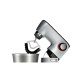 Bosch Kitchen machine 1400W, metal bowl, metal/plastic body, 6 attachments, gray (MUM9B34S27)