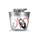 Bosch Kitchen machine 1400W, metal bowl, metal/plastic body, 6 attachments, gray (MUM9B34S27)